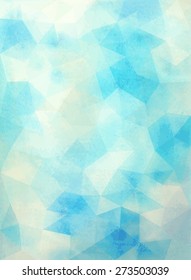 Watercolor polygon background.