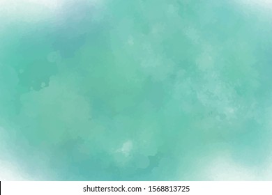 Watercolor Poster, Banner. Textured Surface. Subtle And Delicate Color. Ethereal Background. Splash, Paint Stain. Vector Illustration. Template Design