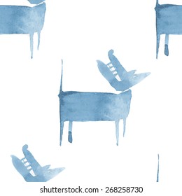 Watercolor print.