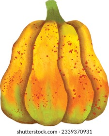 Calabaza acuática de estilo rústico