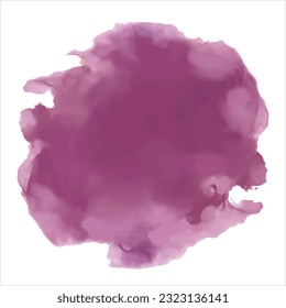 Watercolor purple background splash vector