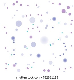 Watercolor rainbow colored confetti