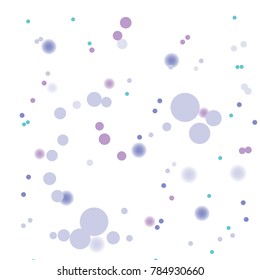 Watercolor rainbow colored confetti
