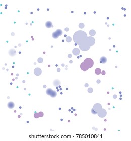 Watercolor rainbow colored confetti