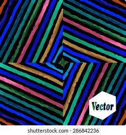 Watercolor rainbow seamless background. Vector illustration.