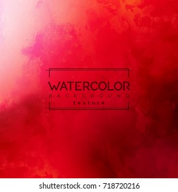 watercolor red