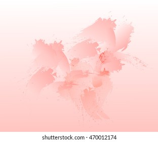 Watercolor red background