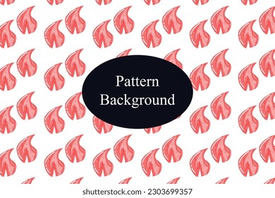 watercolor Red fire equpment pattern background