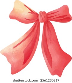 Aquarela Vermelho Gradiente Faixa de Opções Arco