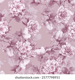 watercolor rose flower illustration with pastel colors