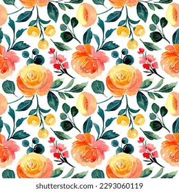 Flor de rosa color de agua para fondo, tela, textil, moda, papel pintado, boda, banner, pegatina, decoración, etc.