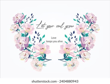 watercolor rose vector design hand drawn