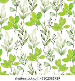 watercolor roses seamless pattern illustration
