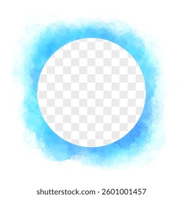 watercolor round frame elegant gradient vector
