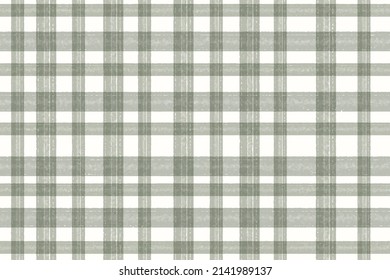 watercolor sage green line plaid repeat seamless pattern background digital painting