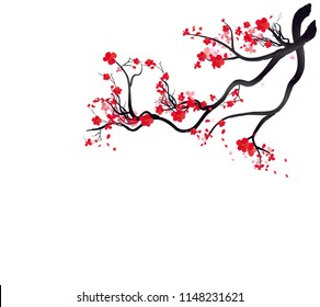 Dessin Cerisier Japonais Images Photos Et Images Vectorielles De Stock Shutterstock