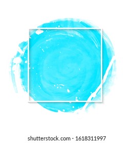Watercolor sale promotion background template, vector illustration