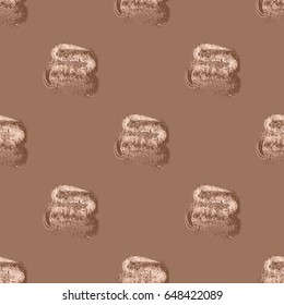 Watercolor seamless background with eddy twister clouds. Hand drawn splatter background texture with watercolor blots effect.