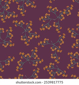 Watercolor seamless floral pattern. Vector, hand made, cute, textile and fabric design. 
