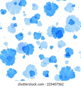 Watercolor seamless pattern