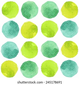 Watercolor seamless pattern