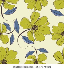 Watercolor seamless pattern with beautiful bright abstract elements and leopard spots. Colorful animalistic texture for any kind of a design. Contemporary art. Trendy modern style