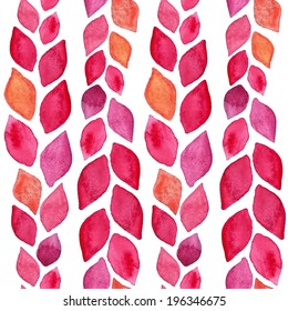 Watercolor seamless pattern. Colorful abstract background
