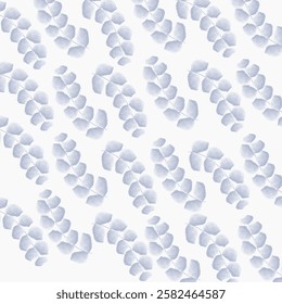 Watercolor seamless pattern design and illustration with decorative leaves design on white background