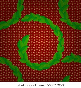 Watercolor seamless pattern with flowers. Exquisite pattern with flowers in vintage style. Beautiful pattern for decoration and design. Trendy print on a red background.