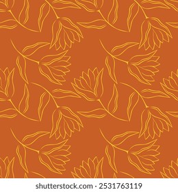 Watercolor seamless pattern with garden flowers. Vintage spring or summer floral pattern. Flower seamless pattern. Botanical art. Wedding floral