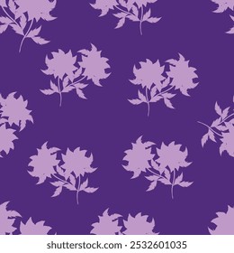 Watercolor seamless pattern with garden flowers. Vintage spring or summer floral pattern. Flower seamless pattern. Botanical art. Wedding floral set. Watercolor botanical design.