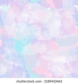 watercolor seamless pattern, rainbow colors girly print, artistic pastel background