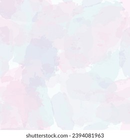 Watercolor seamless pattern, rainbow colors girly print, tie dye pastel background
