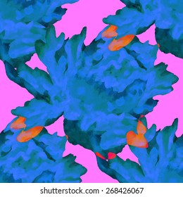 Watercolor seamless pattern with roses and peony. Background for web pages, wedding invitations, save the date cards, fabrics.