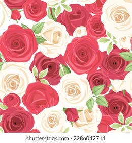 Watercolor seamless pattern with spring floral bouquets. Vintage botanical illustration. Elegant decoration for any kind of a design. Fashion print with colorful abstract flowers. Watercolor texture.
