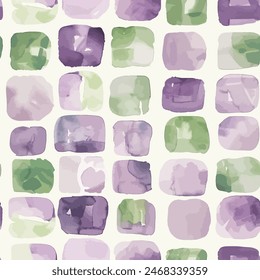 Watercolor Seamless Pattern with  Squares.  Design element for sale banners, posters, labels, and gift wrapping paper.