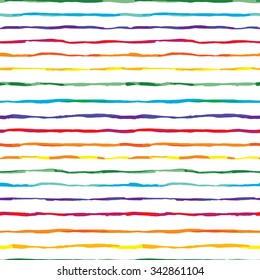 Watercolor seamless pattern with stripes. Dye striped background. Dye watercolor striped wallpaper. 