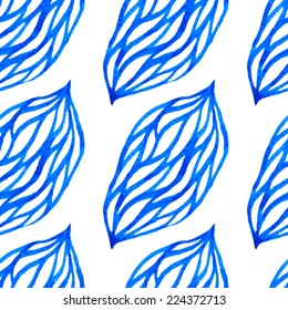 Watercolor seamless pattern, vector illustration