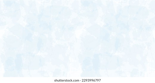 Watercolor seamless pattern. Vector tie dye print. Blue transparent brush stains texture. 