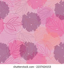 Watercolor seamless pattern. Very beautiful ornament.   Drawing for fabric, textiles, wallpaper, albums, covers, scrapbooks