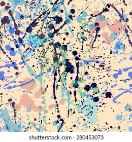 the watercolor seamless pattern yellow  background, vector illustration