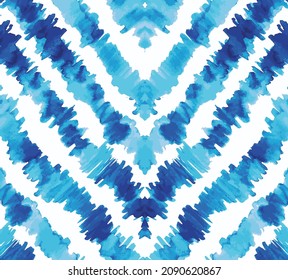 Watercolor seamless pattern,  zigzag lines, hand drawn brush strokes. Colorful retro style seamless background. Vintage print perfect for home textile or fall fashion, with ethnic chevron motifs.