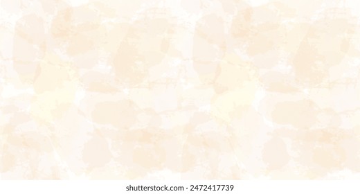 Patrón de Vector sin fisuras de acuarela, colores nude teñir el fondo pastel, textura cálida de verano angustiada.