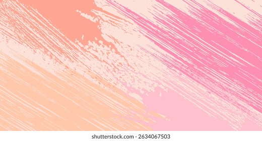 Padrão de vetor de aquarela sem costura, cores nuas amarram o fundo pastel de tintura, textura quente angustiada do verão.