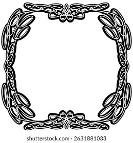 Watercolor set frame ornament element floral decorative 