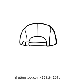 Watercolor set of a hat product vector illustration 
