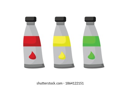 Watercolor Set Illustration for Painting