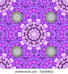 Watercolor set of vintage floral tropical natural elements. Exotic flowers, botanical bright classic nature on violet, neutral and purple colors. Vector illustration.