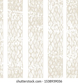 Watercolor Shoji Design. Kimono Tile.  Batik Tie Dye Border. Stencil Japan Background. Shibori Seamless Pattern. Tie Dye Abstract Texture. Organic Minimal Grid. Beige and White