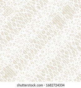 Watercolor Shoji Design. Kimono Tile.  Organic Minimal Grid. Batik Tie Dye Border. Stencil Japan Background. Shibori Seamless Pattern. Tie Dye Abstract Texture. Beige and White
